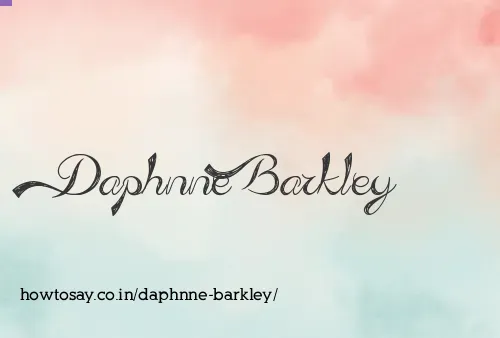 Daphnne Barkley