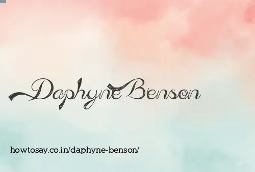 Daphyne Benson