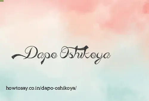 Dapo Oshikoya