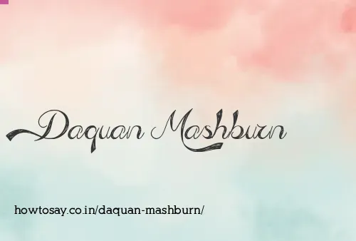 Daquan Mashburn