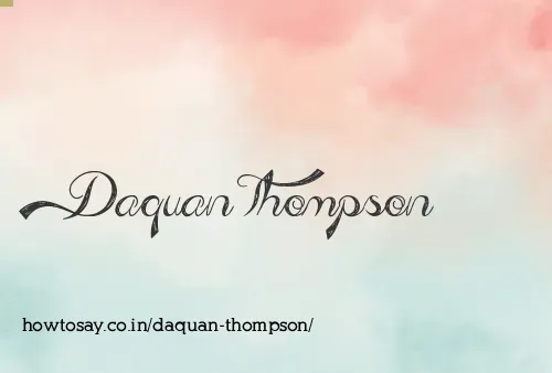 Daquan Thompson