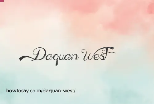 Daquan West