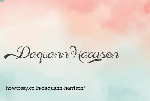 Daquann Harrison
