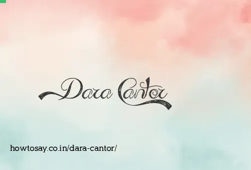 Dara Cantor