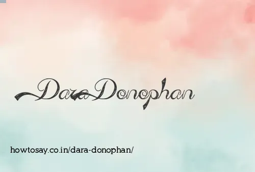 Dara Donophan