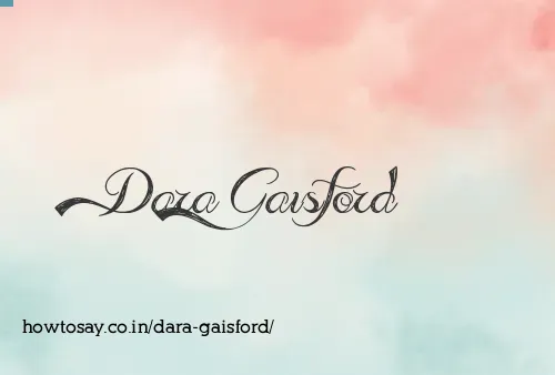 Dara Gaisford