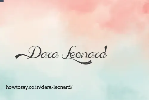 Dara Leonard