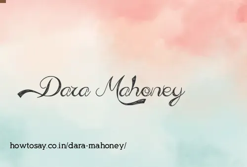 Dara Mahoney