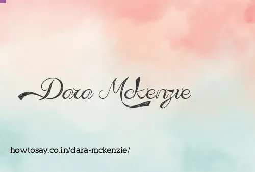 Dara Mckenzie