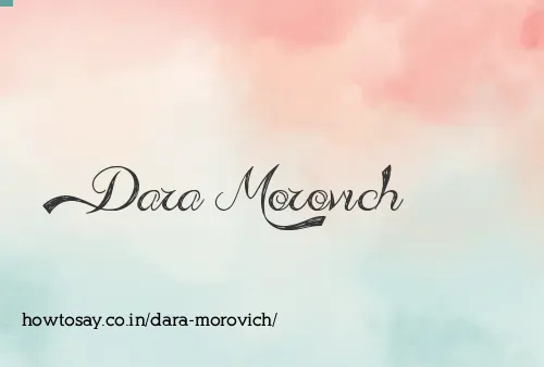 Dara Morovich