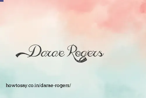 Darae Rogers
