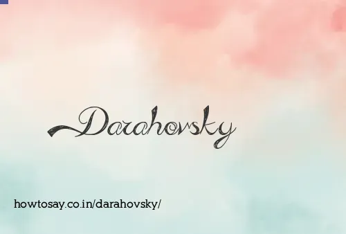 Darahovsky