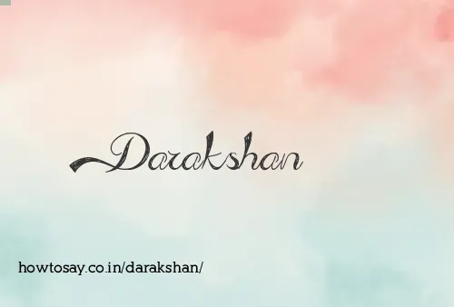 Darakshan