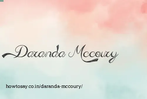 Daranda Mccoury