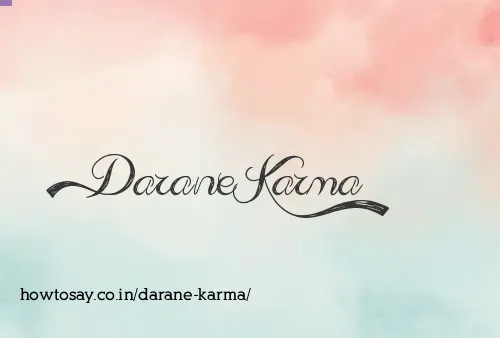 Darane Karma