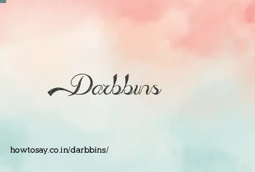 Darbbins