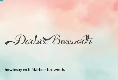 Darbee Bosworth