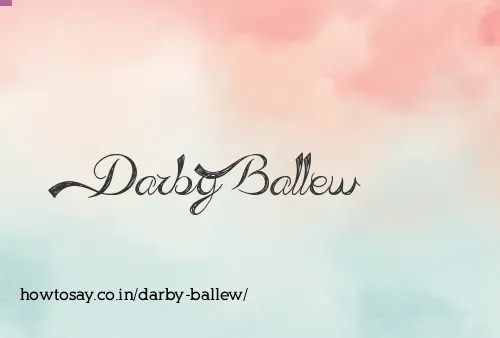 Darby Ballew