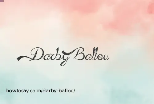 Darby Ballou