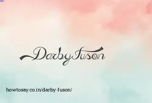 Darby Fuson