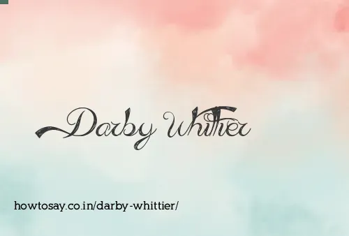 Darby Whittier