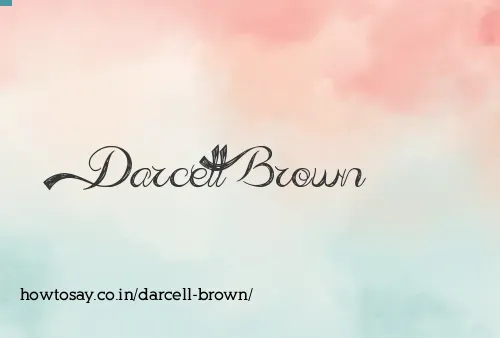 Darcell Brown