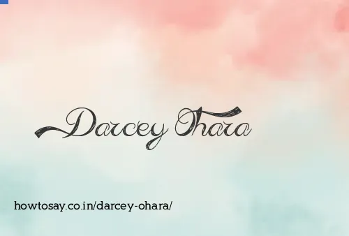 Darcey Ohara