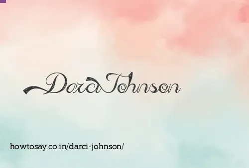 Darci Johnson