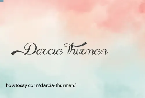 Darcia Thurman