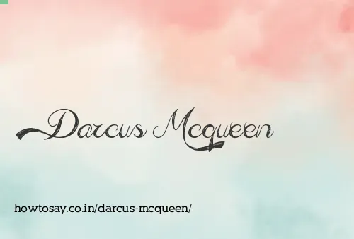 Darcus Mcqueen