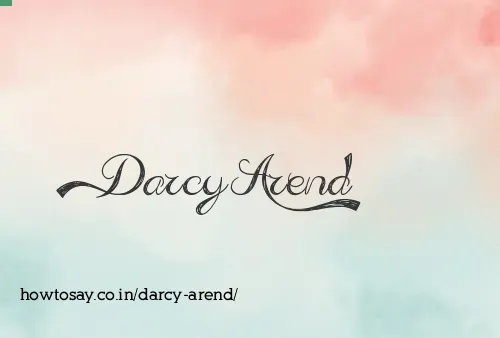 Darcy Arend