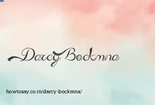 Darcy Bockmna