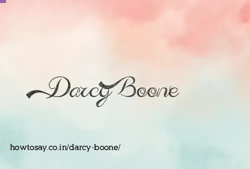 Darcy Boone