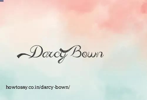 Darcy Bown