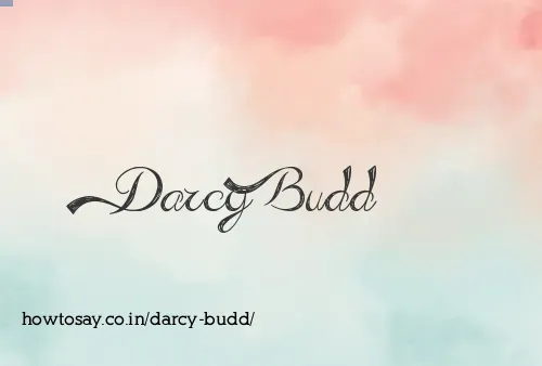 Darcy Budd