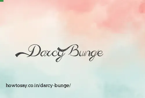 Darcy Bunge