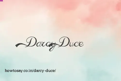 Darcy Duce