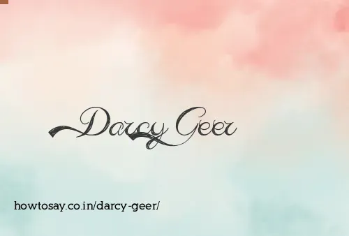 Darcy Geer