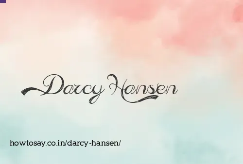 Darcy Hansen