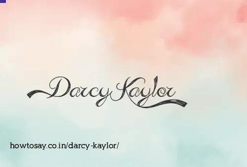 Darcy Kaylor