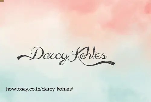 Darcy Kohles