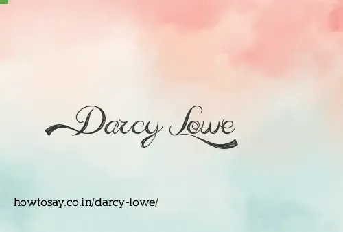 Darcy Lowe