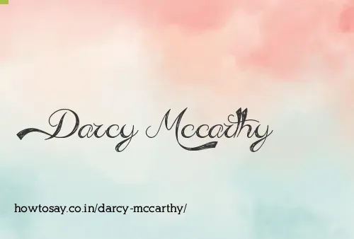 Darcy Mccarthy