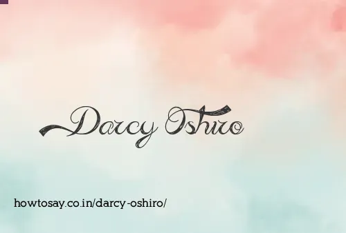 Darcy Oshiro