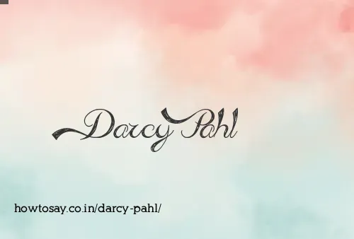Darcy Pahl