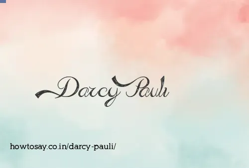 Darcy Pauli