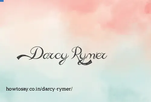Darcy Rymer
