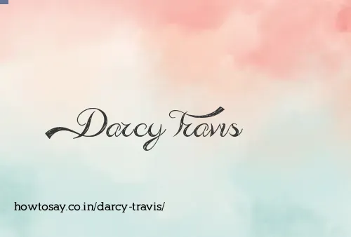Darcy Travis