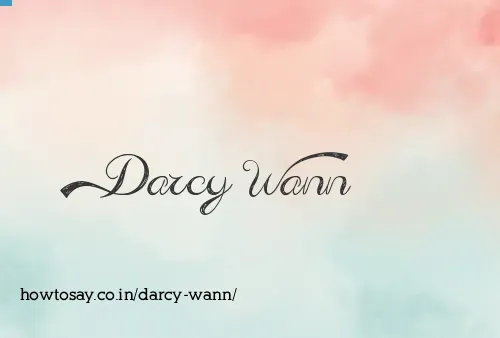 Darcy Wann