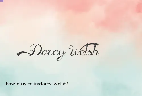 Darcy Welsh